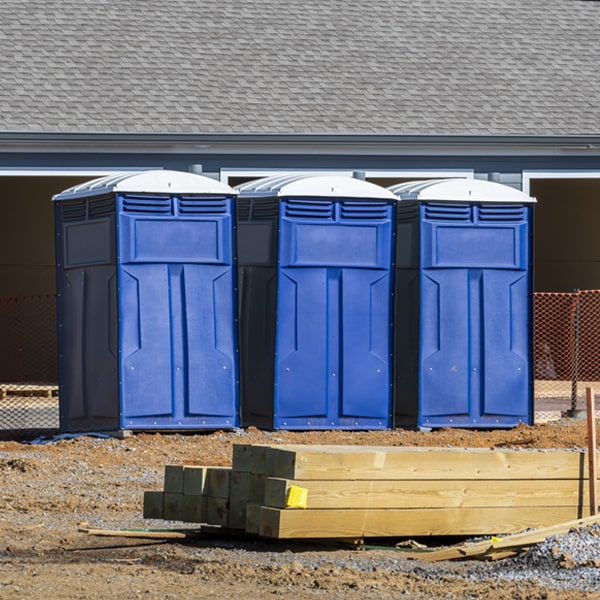 can i customize the exterior of the porta potties with my event logo or branding in Addison MI